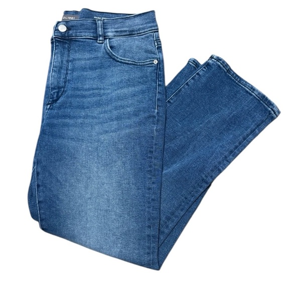 DL1961 Classic Blue Straight Leg Jeans - Picture 1 of 13